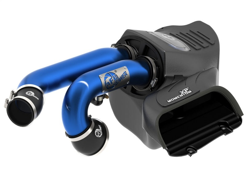 aFe Momentum XP Pro 5R Cold Air Intake System 21-22 Ford F-150 Raptor eco boost blue