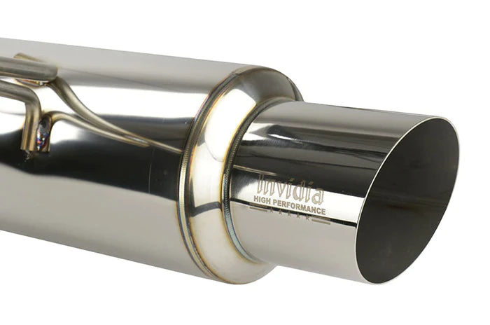 CS Motoring - Invidia 02-07 WRX/STi 76mm N1 RACING Cat-back Exhaust for aftermarket turbo spool loud sound awd jdm