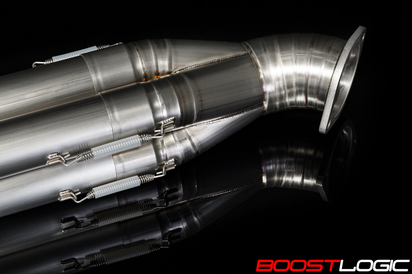 CS Motoring - Boost Logic Formula Series Quadzilla Titanium Midpipe Nissan R35 GTR 09+ for flow on aftermarket racing vr38 loud jdm car