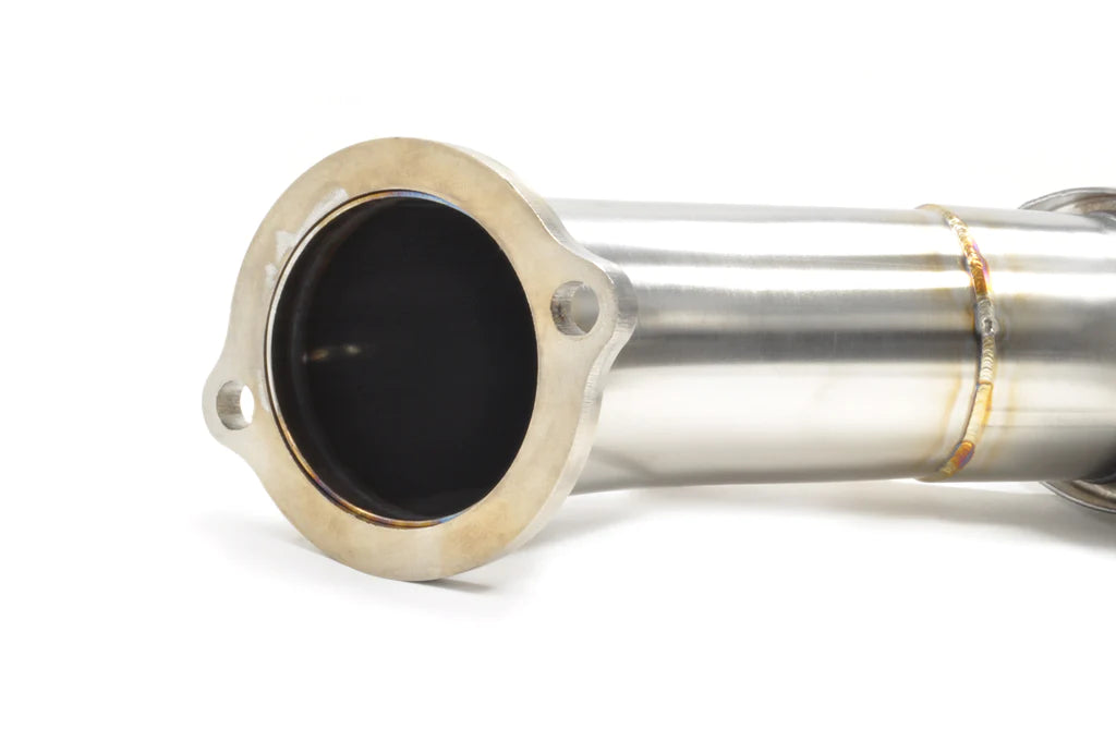 CS Motoring - STM Nissan R35 GTR Stainless Y Pipe with Muffler for aftermarket exhaust and horsepower VR38