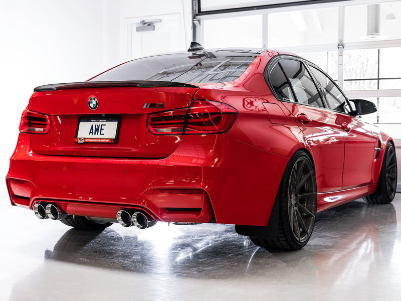 CS Motoring - AWE Tuning BMW F8X M3/M4 SwitchPath Catback Exhaust for awd rwd F80 F82 euro turbo boosted loud racing cars valved