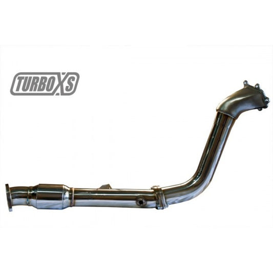 CS Motoring - Turbo XS 02-07 Subaru WRX-STi High Flow Catted Downpipe for aftermarket spool turbo awd jdm horsepower loud tuning