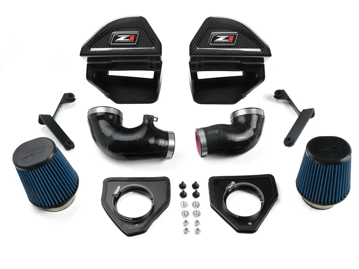 CS Motoring - Z1 Q50 / Q60 3.0t Carbon Fiber Cold Air Intake System for aftermarket vr30 