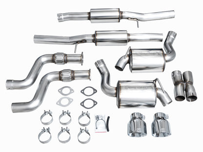 CS Motoring - AWE 2023+ Nissan Z RZ34 RWD Touring Edition Catback Exhaust System for aftermarket VR30 turbo spool racing engine spool sound