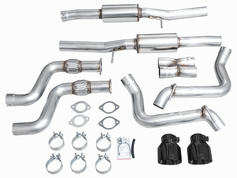 CS Motoring - AWE 2023 Nissan Z RZ34 RWD Track Edition Catback Exhaust for aftermarket VR30 manual automatic downpipe loud sound turbo spool