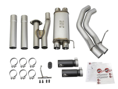 aFe POWER Rebel Series 3in 409 SS Cat Back Exhaust for F-150 and Raptor Eco boost