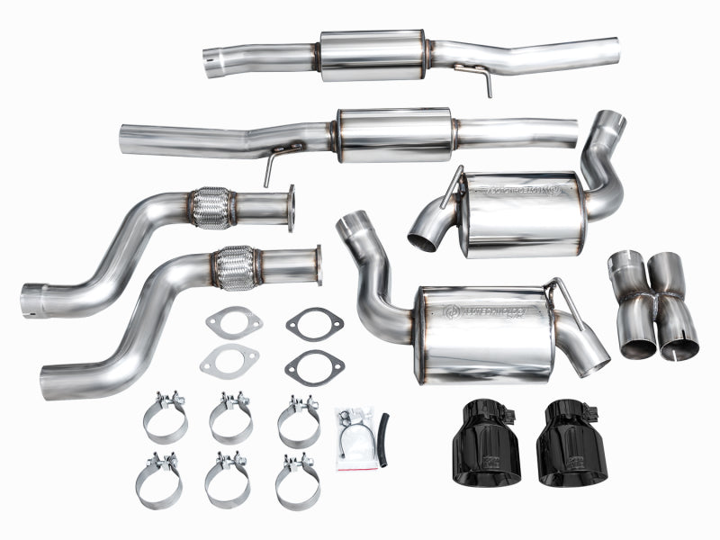 CS Motoring - AWE 2023+ Nissan Z RZ34 RWD Touring Edition Catback Exhaust System for aftermarket VR30 turbo spool racing engine spool sound