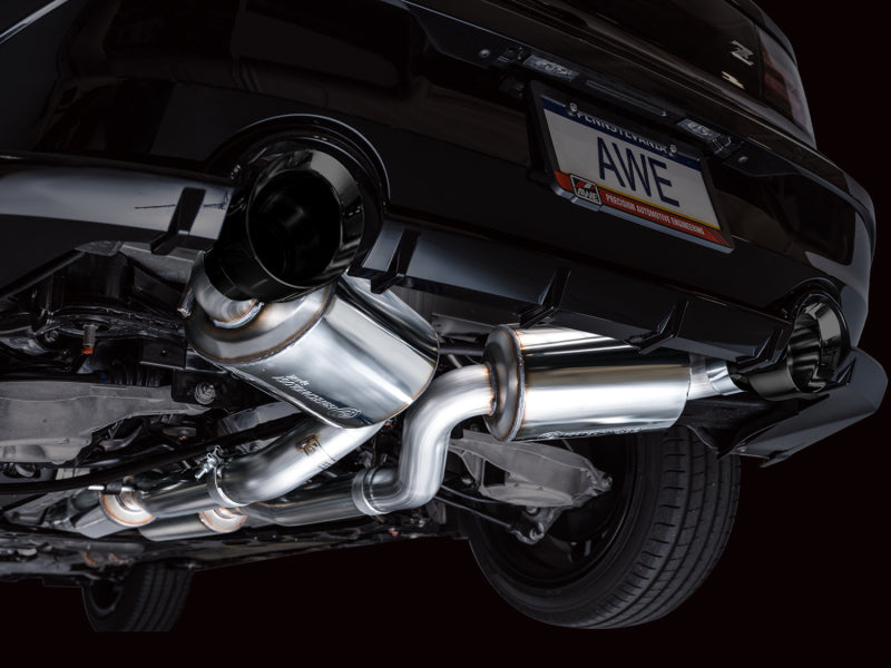 CS Motoring - AWE 2023+ Nissan Z RZ34 RWD Touring Edition Catback Exhaust System for aftermarket VR30 turbo spool racing engine spool sound