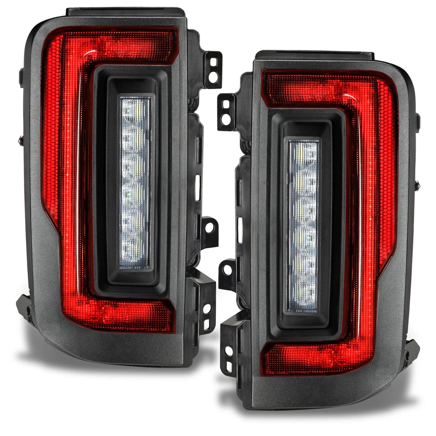 Oracle Lighting 21-22 Ford Bronco Flush Style LED Taillights for aftermarket offroad overland 4x4 lighting front