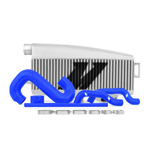 Mishimoto Subaru 02-07 WRX/04-07 STi Top-Mount Intercooler Kit for awd turbo boost jdm racing - blue silver