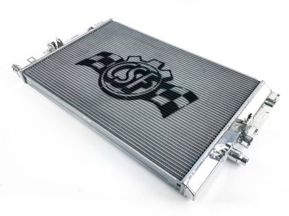 CS Motoring - CSF 2015+ Mercedes Benz C63 AMG (W205) Front Mount Heat Exchanger w/Rock Guard for aftermarket cooling racing