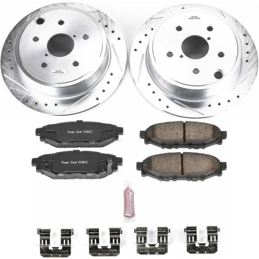 Power Stop 15-21 Subaru WRX Rear Z23 Evolution Sport Brake Kit from CS Motoring for performance turbocharged boosted cars