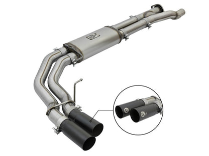 aFe POWER Rebel Series 3in 409 SS Cat Back Exhaust for F-150 and Raptor Eco boost