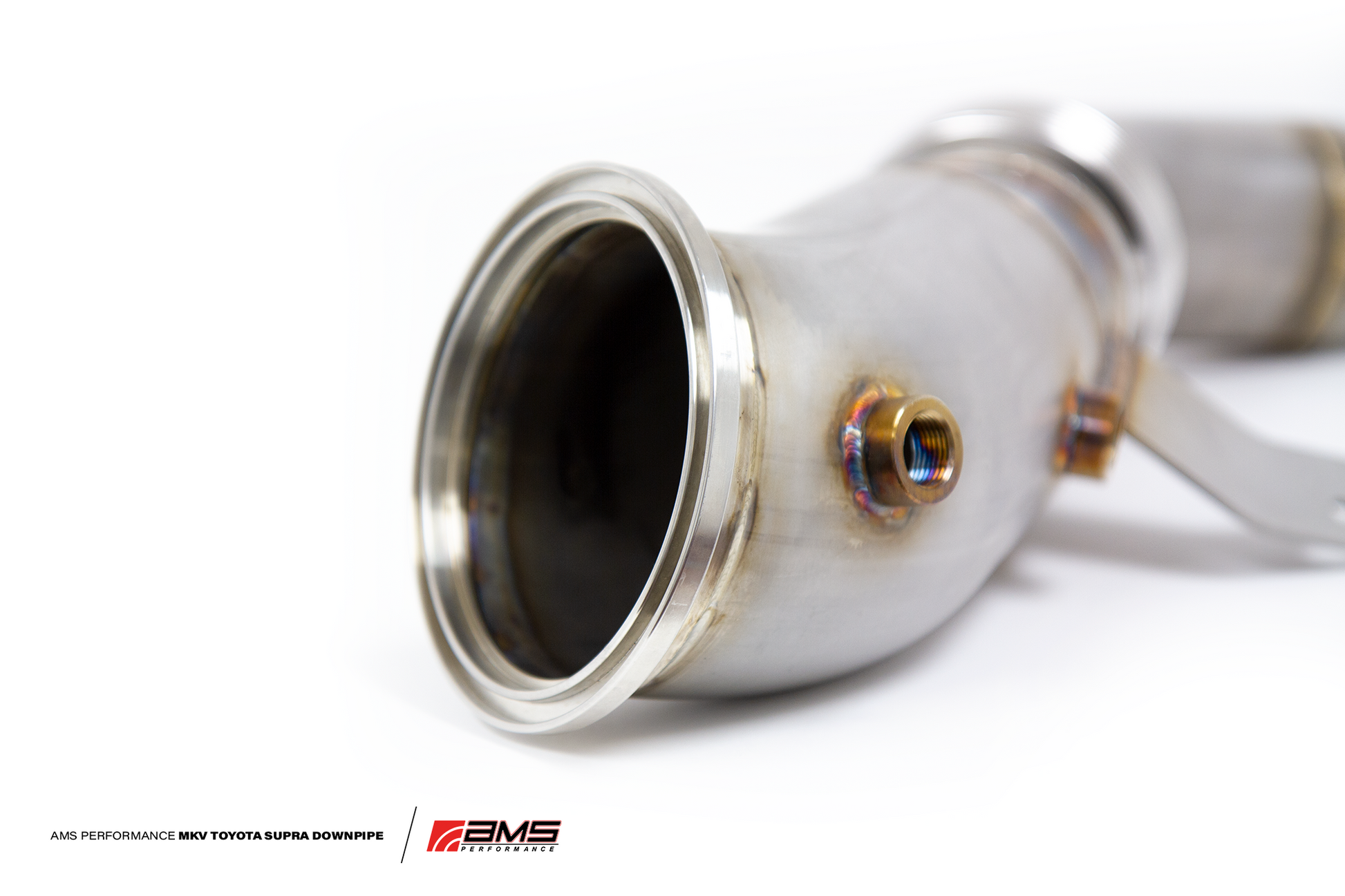 CS Motoring - AMS PERFORMANCE TOYOTA GR SUPRA STAINLESS STEEL RACE DOWNPIPE for aftermarket MKV B58 racing engines