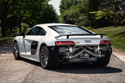 CS Motoring - AMS PERFORMANCE AUDI R8 ALPHA TWIN TURBO KIT for roll and drag racing aftermarket turbocharged v10 cars