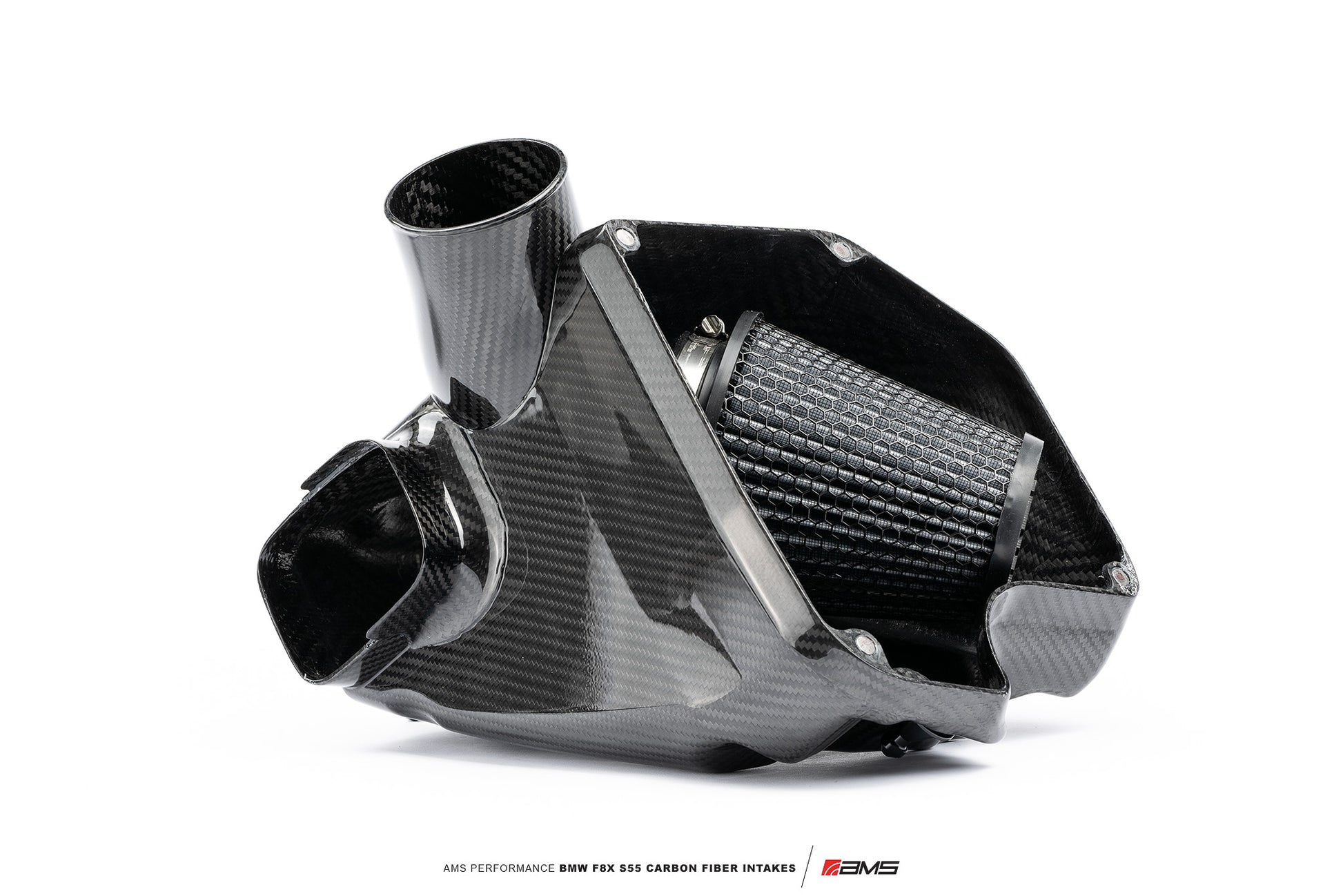 CS Motoring - AMS PERFORMANCE BMW M3/M4 S55 CARBON INTAKE F80/F82/F83 cold air turbocharged and booster aftermarket BMW