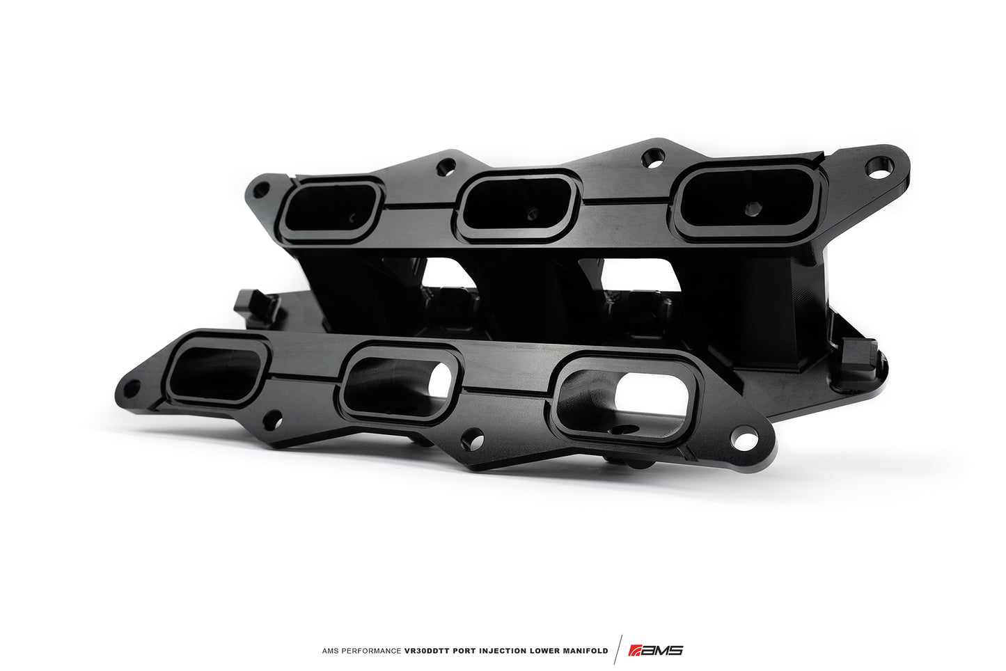 CS Motoring - AMS PERFORMANCE NISSAN Z PORT INJECTION LOWER MANIFOLD for aftermarket E85 fueling on VR30DETT engines