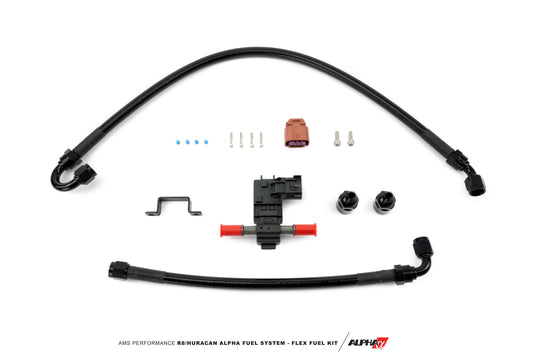 CS Motoring - AMS PERFORMANCE R8/HURACAN ALPHA FUEL SYSTEM – FLEX FUEL KIT ADD-ON for aftermarket fueling on Lamborghini and Audi aftermarket V10 engine