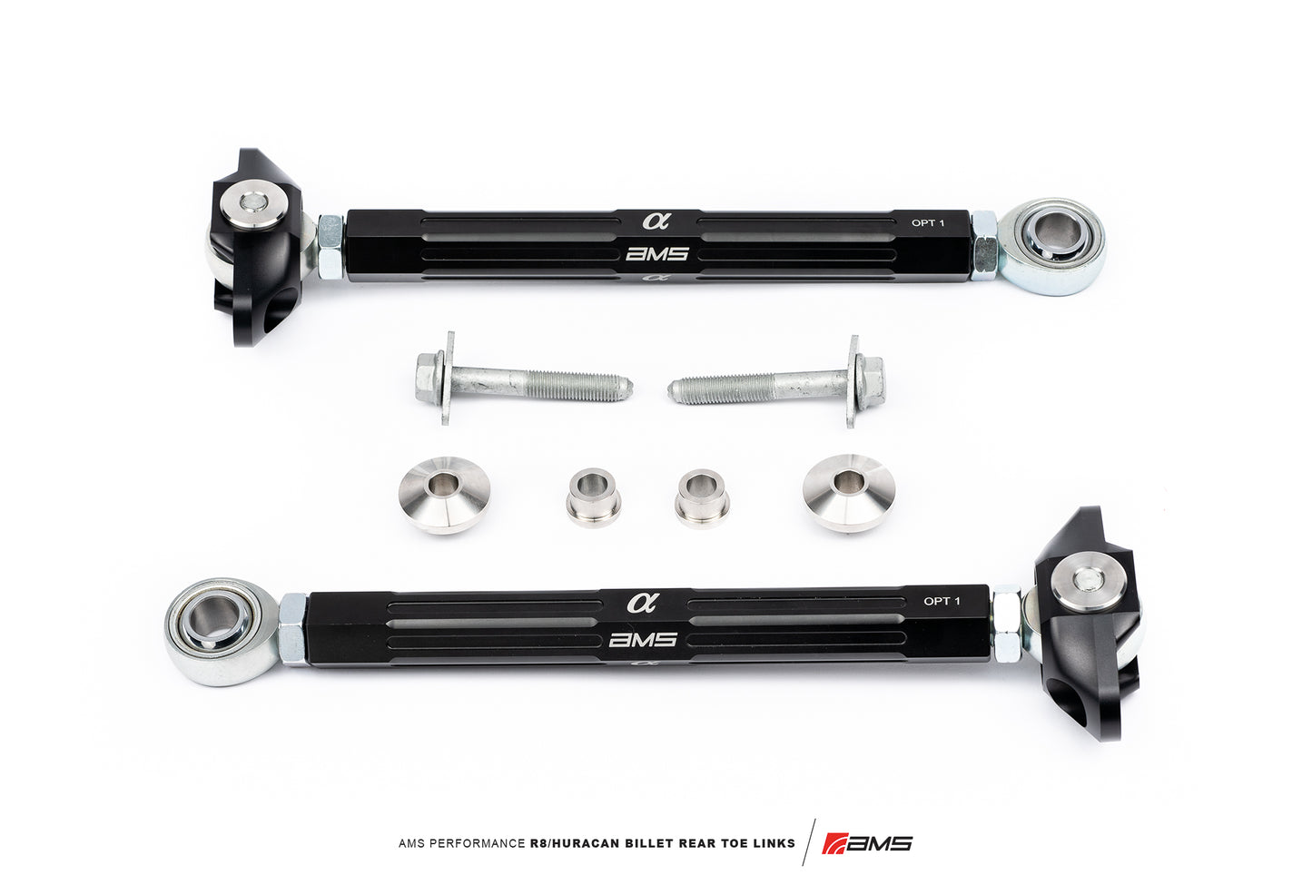 CS Motoring - AMS PERFORMANCE R8/HURACAN BILLET REAR TOE LINKS for V10 Audi and Lamborghini supercar engines