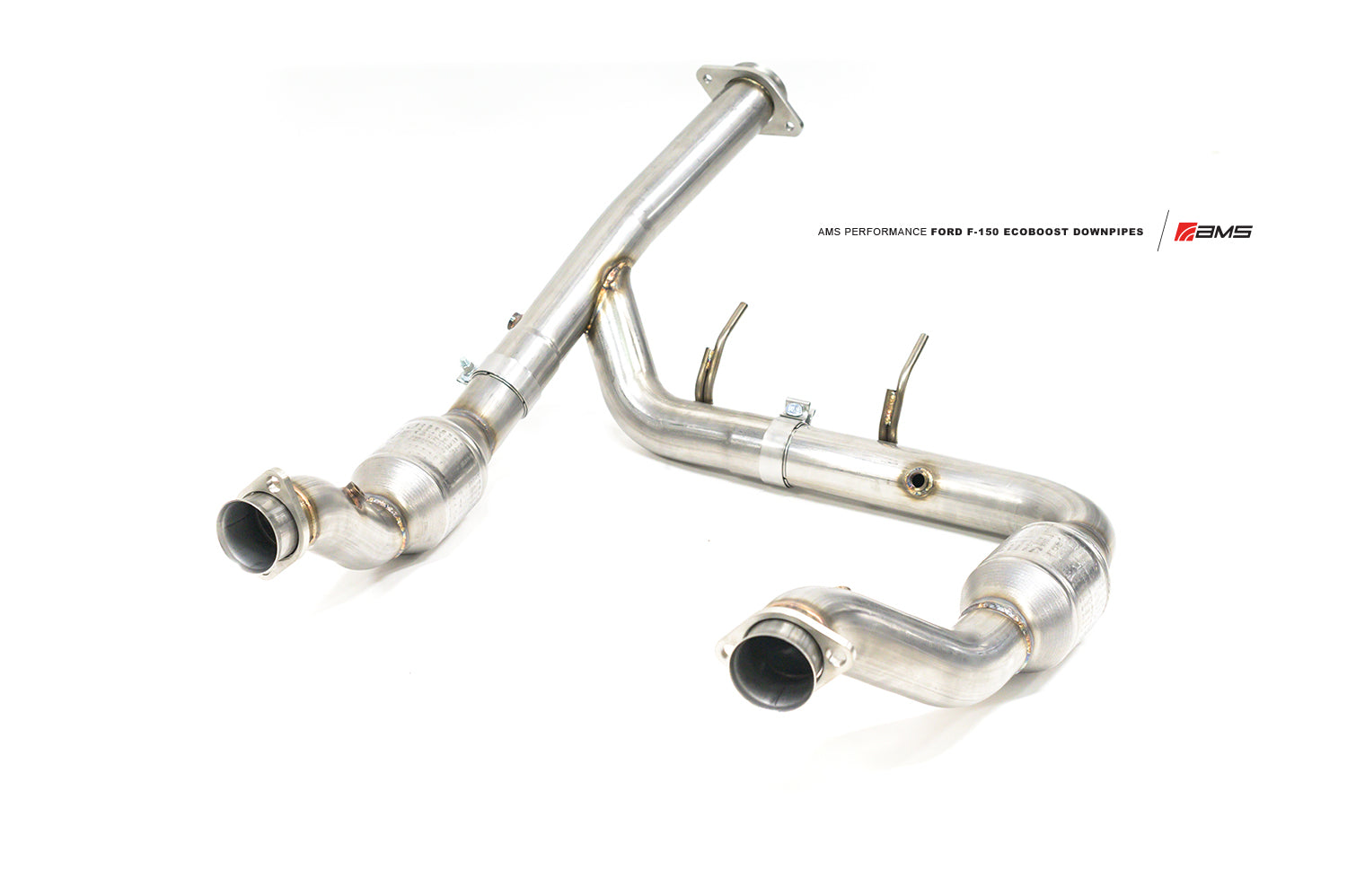 AMS PERFORMANCE 2015-2020 FORD F150 3.5L ECOBOOST STREET DOWNPIPES Better spool and turbo boost