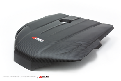 CS Motoring - AMS PERFORMANCE TOYOTA GR SUPRA CARBON FIBER ENGINE COVER for aftermarket B58 MKV 2024 racing engine