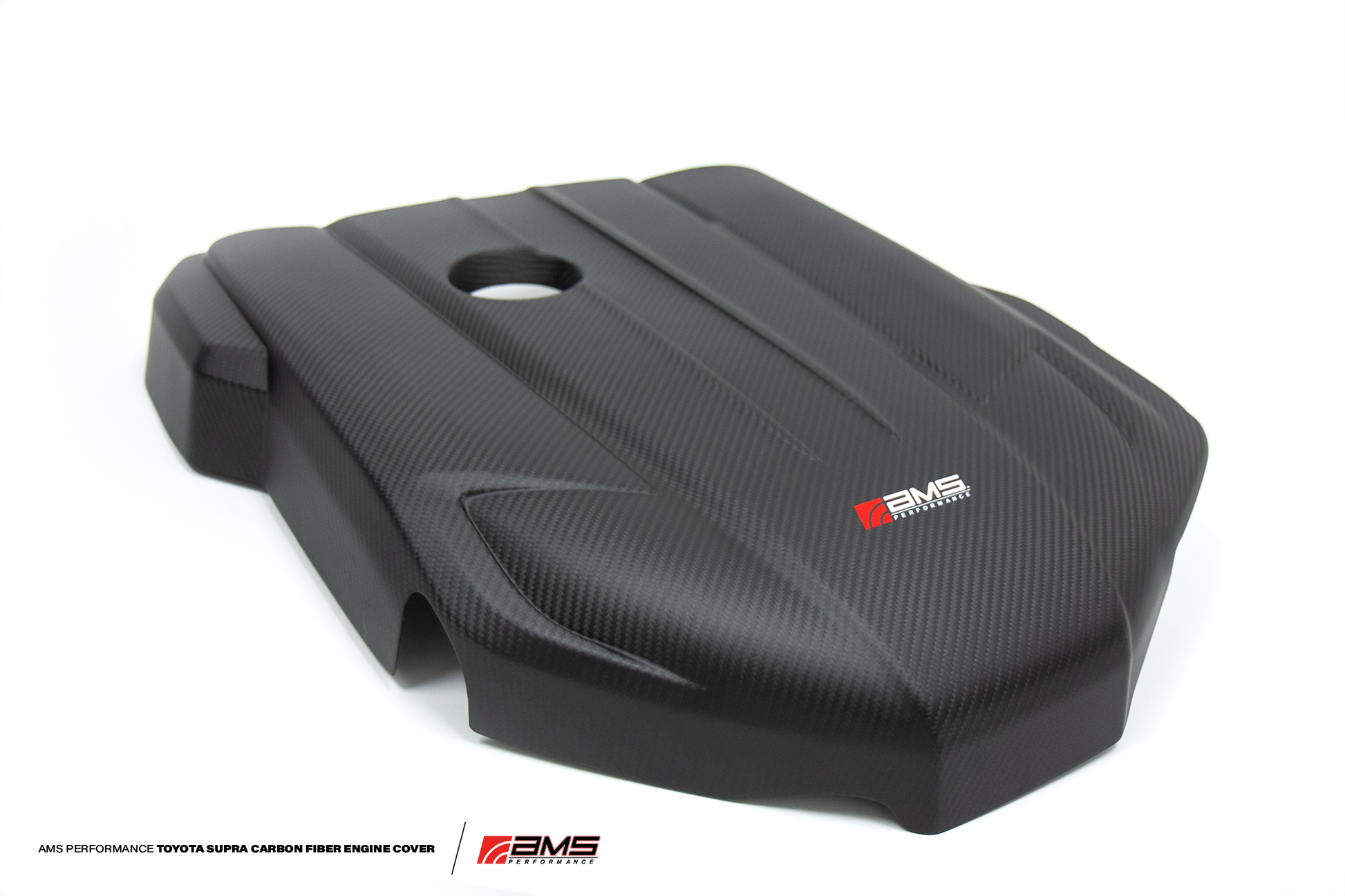 CS Motoring - AMS PERFORMANCE TOYOTA GR SUPRA CARBON FIBER ENGINE COVER for aftermarket B58 MKV 2024 racing engine