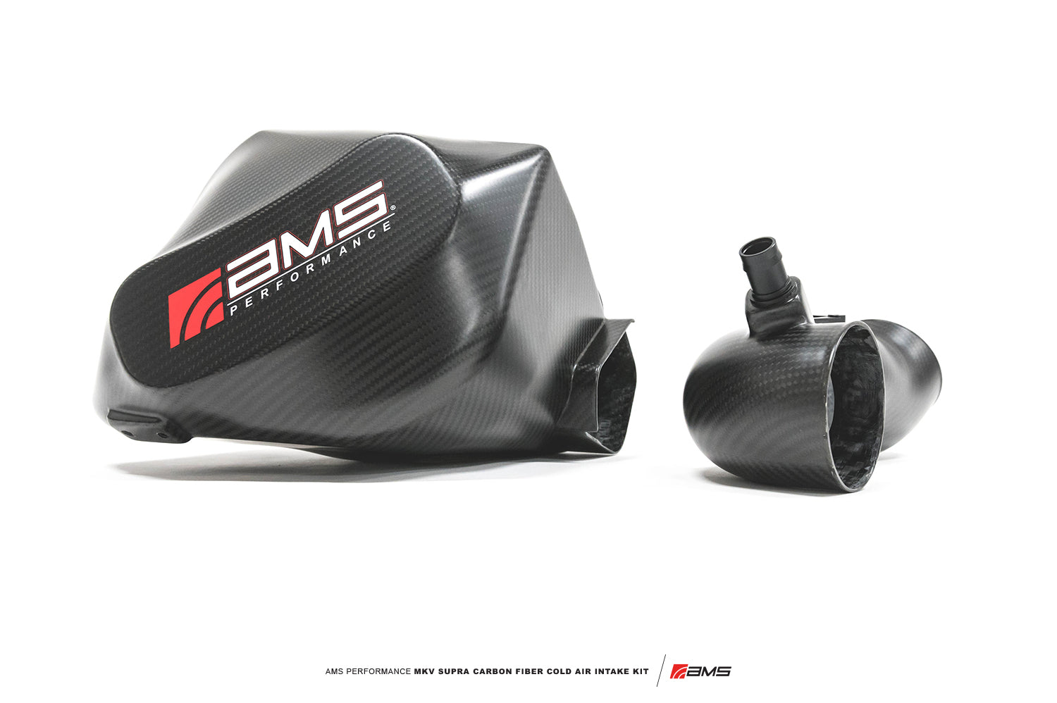 CS Motoring - AMS PERFORMANCE TOYOTA GR SUPRA CARBON FIBER AIR INTAKE for aftermarket B58 turbo E85 flex fuel racing engines to add horsepower