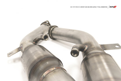 CS Motoring - AMS PERFORMANCE ALPHA FULL STREET DOWNPIPE KIT Q50/Q60 boosted ecutek tuning race car aftermarket parts