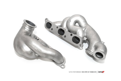 CS Motoring - AMS PERFORMANCE ALPHA 14X R35 GTR TURBO KIT for boosted vr38 engine builds for aftermarket race cars turbo manifolds