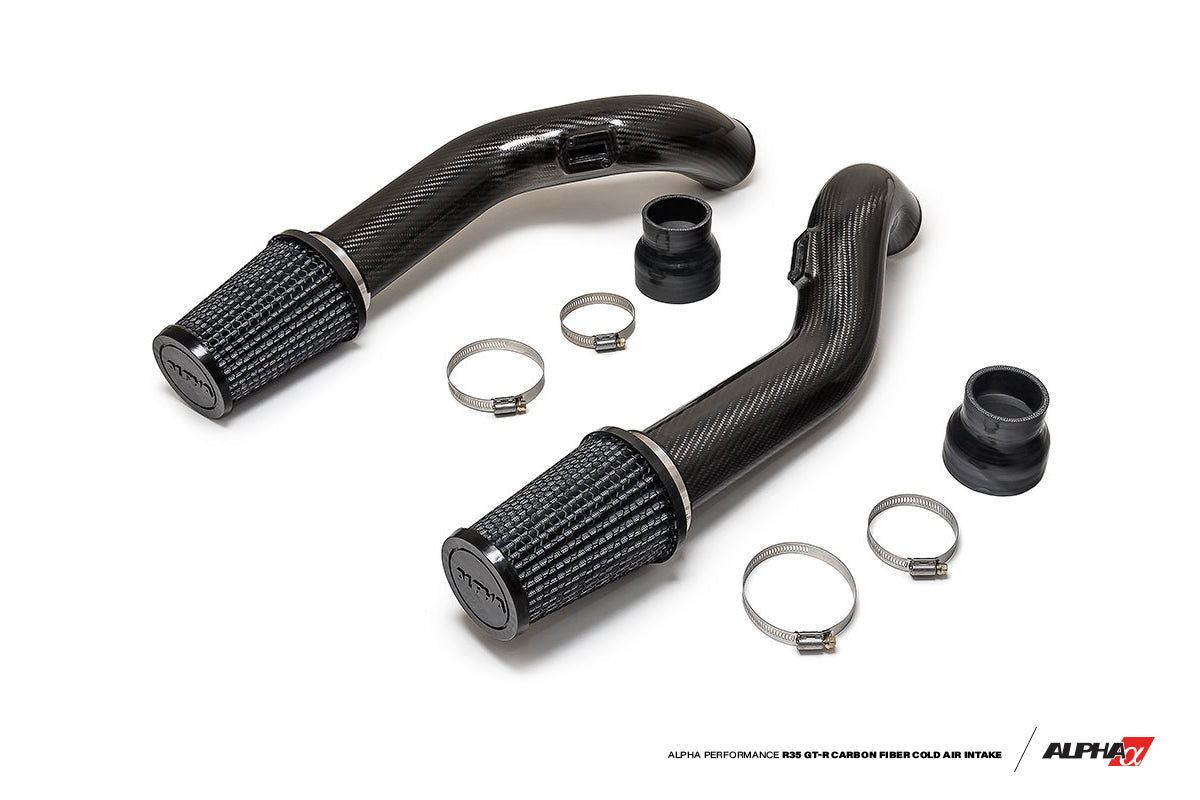 CS Motoring - AMS PERFORMANCE R35 GTR CARBON FIBER COLD AIR INTAKE for aftermarket R35 VR38 speed density induction