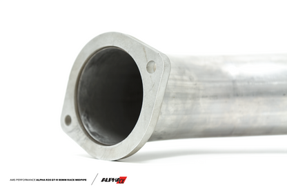 CS Motoring - AMS PERFORMANCE R35 GT-R 90MM RACE MIDPIPE for aftermarket R35 VR38 turbo exhaust