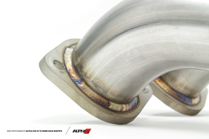 CS Motoring - AMS PERFORMANCE R35 GT-R 90MM RACE MIDPIPE for aftermarket R35 VR38 turbo exhaust