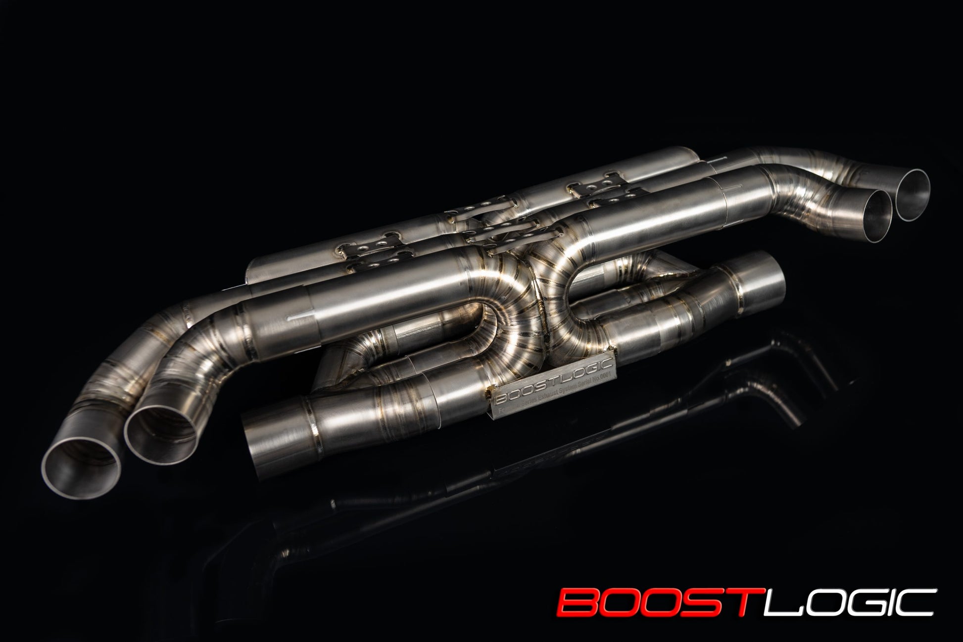 CS Motoring - Boost Logic Porsche 992 Turbo Titanium Exhaust for aftermarket aggressive sound and power gain loud turbo