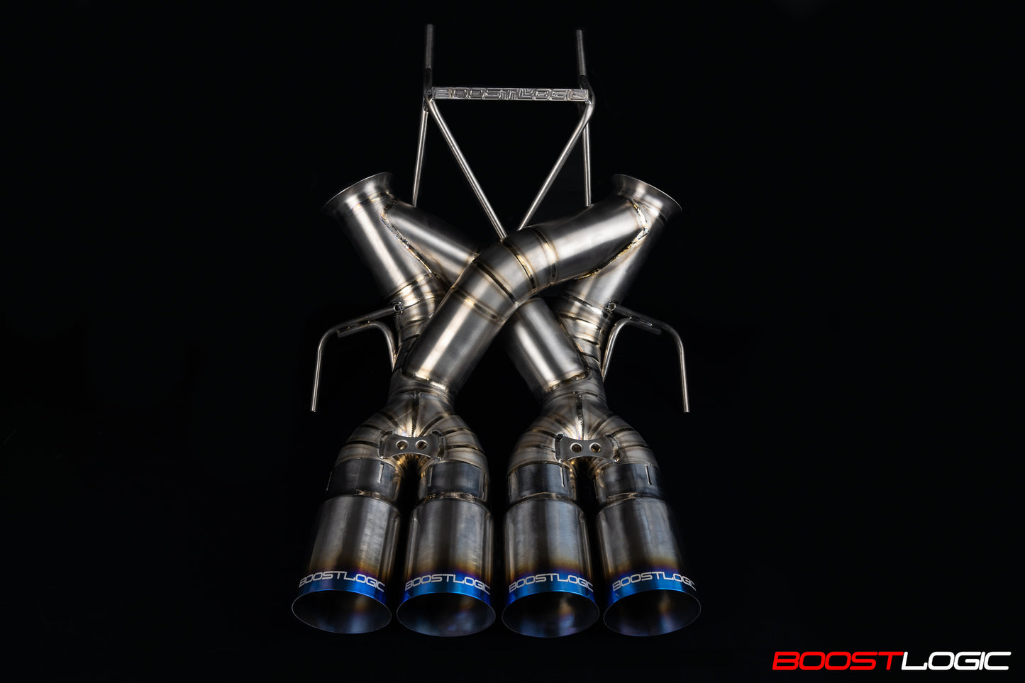 CS Motoring - Boost Logic McLaren 765 Formula Series Titanium Exhaust System for aftermarket exotic loud spool sound supercars