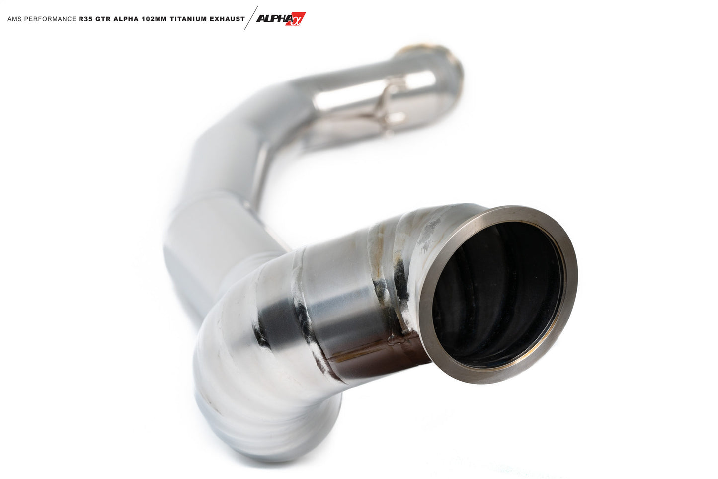 CS Motoring - AMS PERFORMANCE R35 GTR ALPHA 102MM TITANIUM EXHAUST for aftermarket turbocharged boosted VR38 R35 