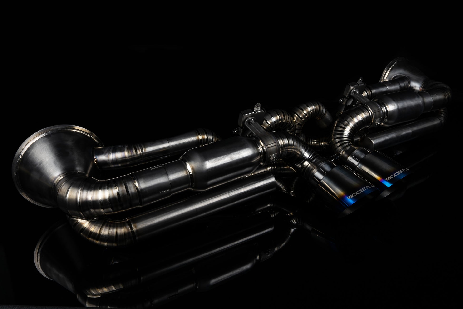 CS Motoring - Boost Logic Formula Series Titanium Exhaust for 992 GT3 for aftermarket loud track time attack euro porsche race car