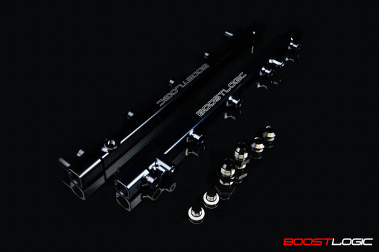 CS Motoring - Boost Logic Lamborghini & Audi Huracan/R8 Fuel Rail Kit for aftermarket e85 and flex fuel tuning on v10