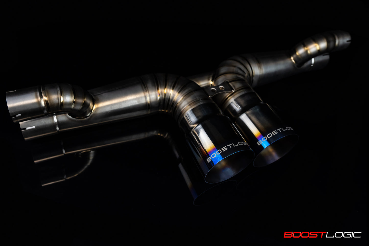 CS Motoring - Boost Logic Titanium Exhaust for Porsche 991 GT3/GT3RS for aftermarket loud aggressive sound and horsepower