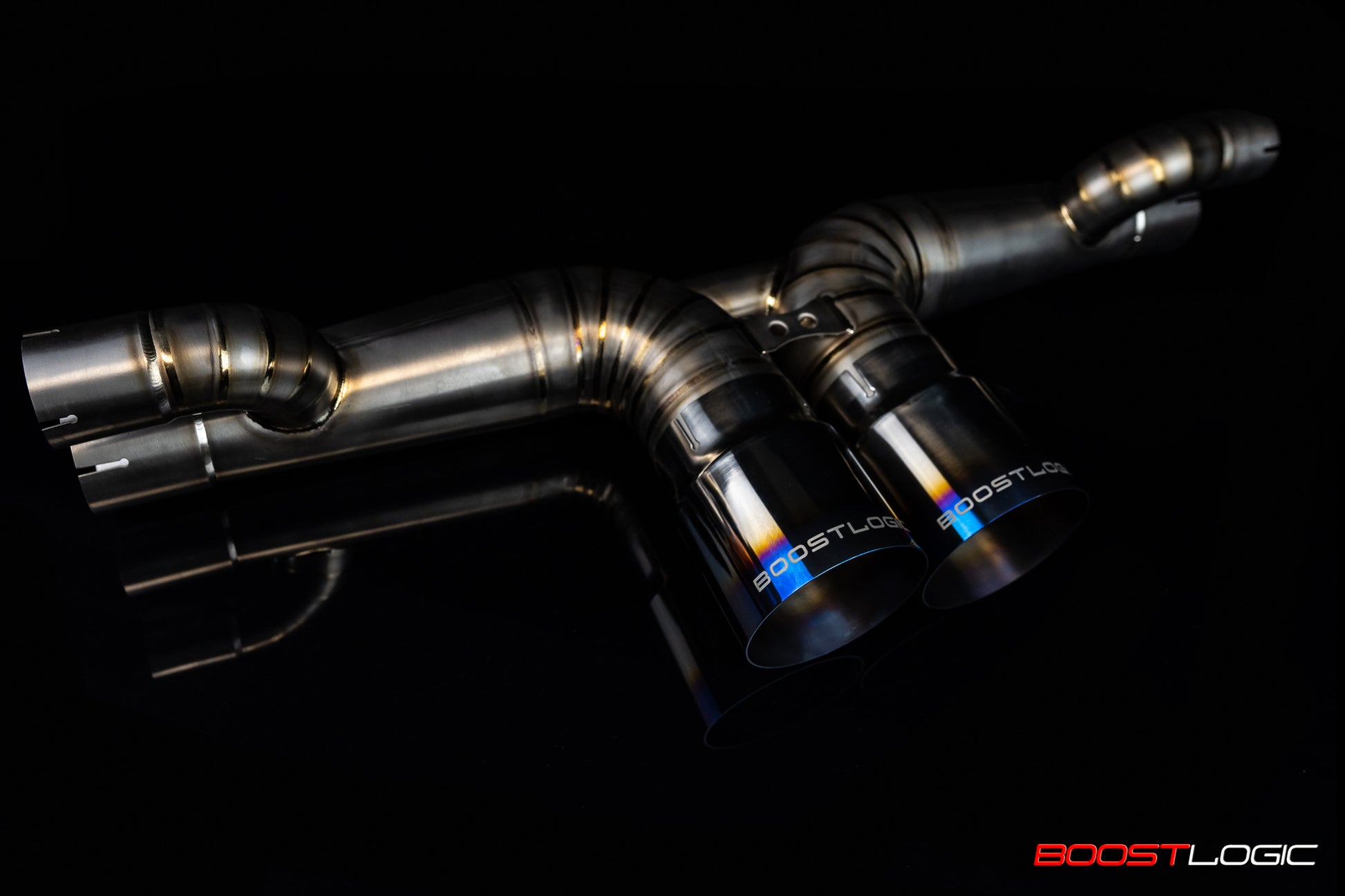 CS Motoring - Boost Logic Titanium Exhaust for Porsche 991 GT3/GT3RS for aftermarket loud aggressive sound and horsepower