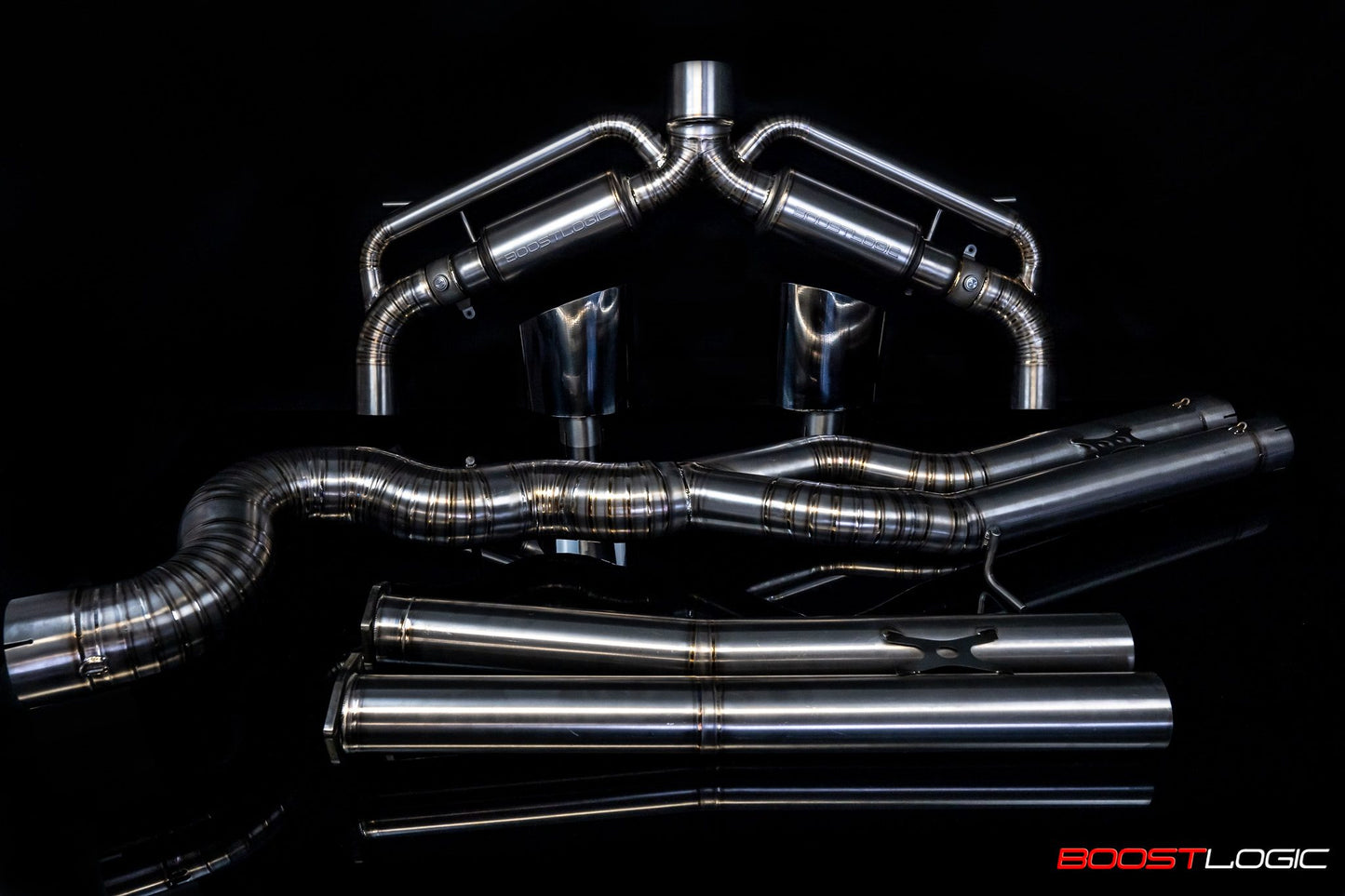 CS Motoring - Boost Logic Audi RS3 Titanium Exhaust for aftermarket loud sound horsepower turbo spool