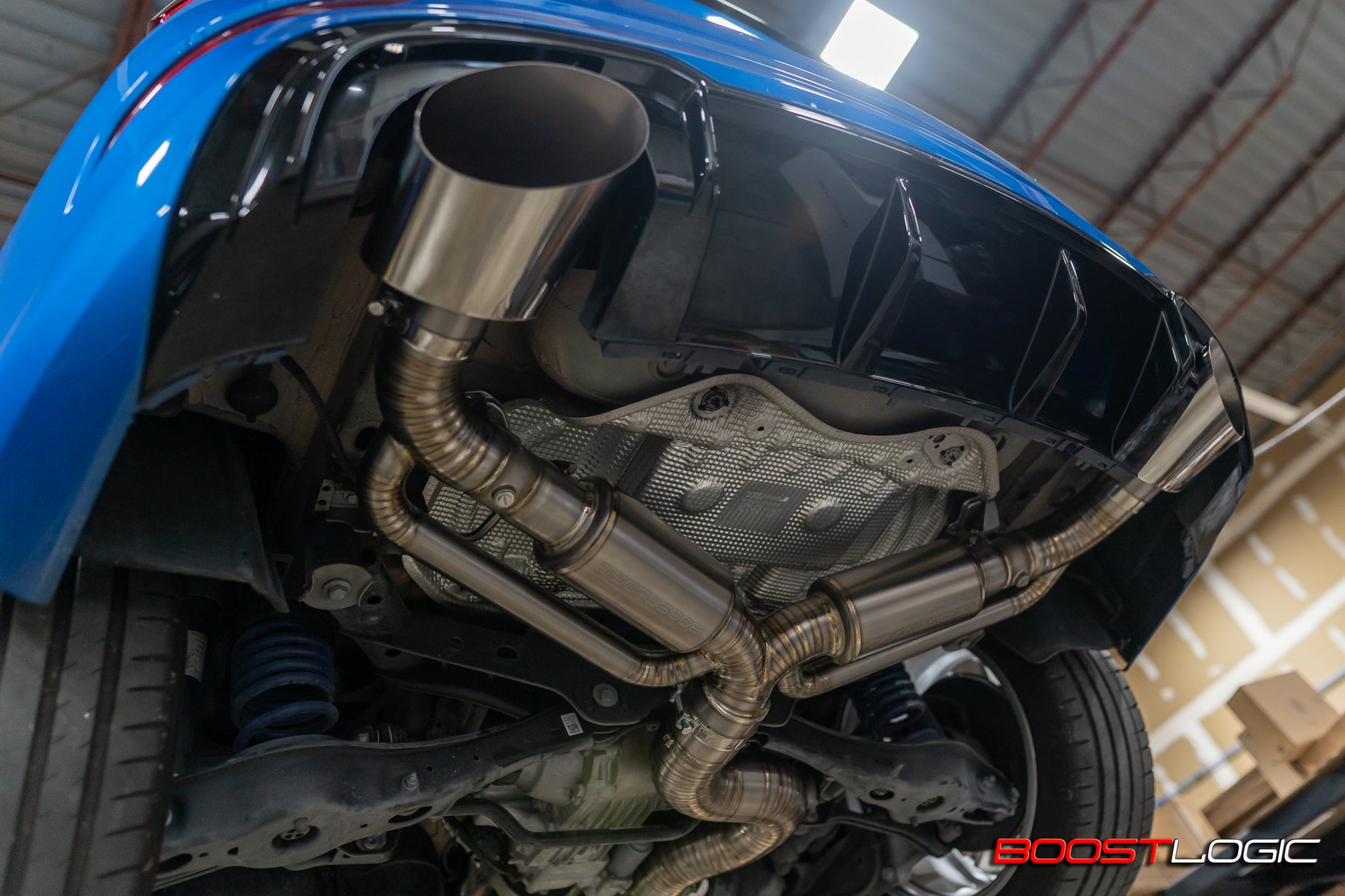 CS Motoring - Boost Logic Audi RS3 Titanium Exhaust for aftermarket loud sound horsepower turbo spool