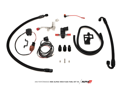 CS Motoring - AMS PERFORMANCE Q50/Q60 RED ALPHA FLEX FUEL KIT V2 E85 boosted VR30 aftermarket engines