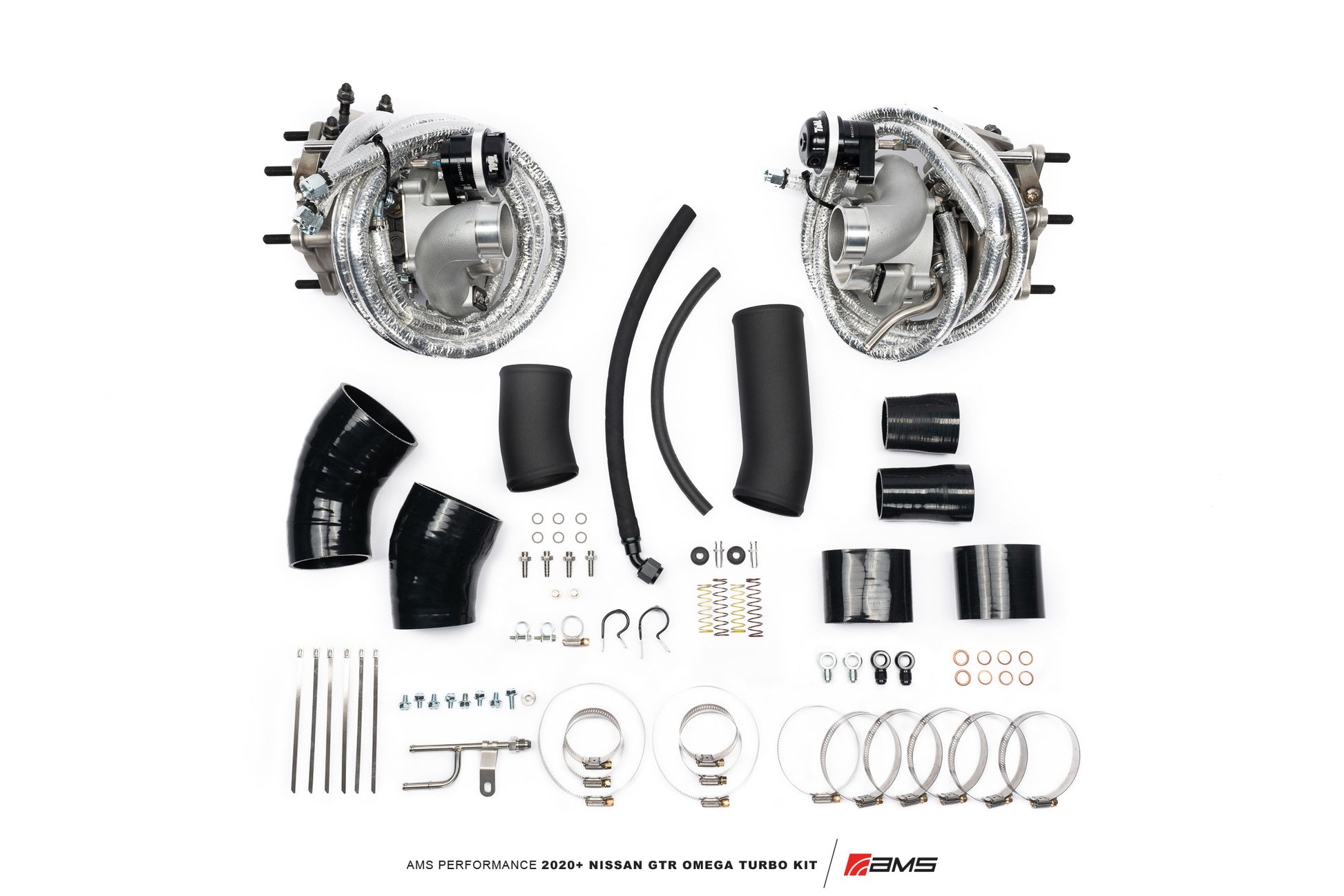 CS Motoring - AMS PERFORMANCE OMEGA 9 R35 GTR TURBO KIT for aftermarket boosted VR38 engines on E85 for drag racing