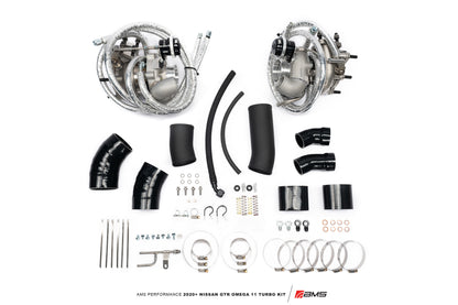 CS Motoring - AMS PERFORMANCE OMEGA 11 R35 GTR TURBO KIT for aftermarket VR38 E85 turbocharged engines