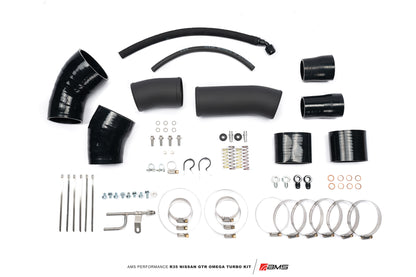 CS Motoring - AMS PERFORMANCE OMEGA 14 R35 GTR TURBO KIT for VR38 boosted turbocharged aftermarket engines on E85