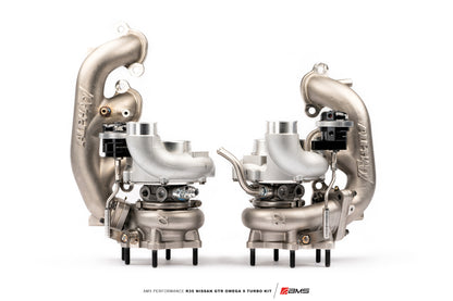 CS Motoring - AMS PERFORMANCE OMEGA 9 R35 GTR TURBO KIT for aftermarket boosted VR38 engines on E85 for drag racing