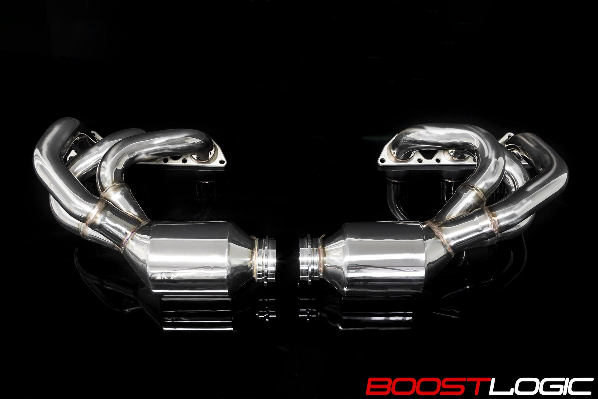 CS Motoring - Boost Logic Porsche 991 GT3 High Flow Long Tube Headers for aftermarket turbo spool supercar exhaust