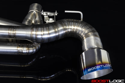 CS Motoring - Boost Logic MKV Toyota Supra Titanium Exhaust for aftermarket loud b58 track tuning turbo