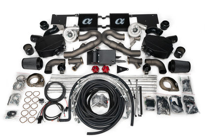 CS Motoring - AMS PERFORMANCE AUDI R8 ALPHA TWIN TURBO KIT for roll and drag racing aftermarket turbocharged v10 cars