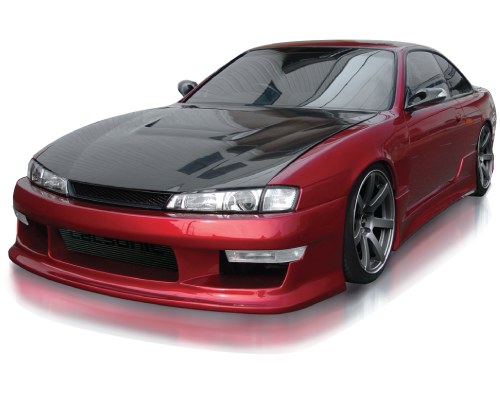 Origin Stylish Aero Nissan 240SX S14 (Kouki) 97-98 - CS Motoring - drift drifting tf togue sr20 sr20det jdm bodykit